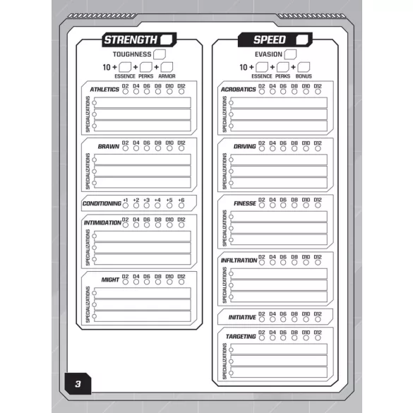 Transformers Roleplaying Game Character Journal - angol kiadás