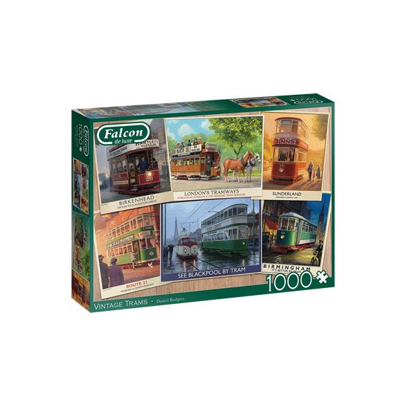 Falcon - Vintage Trams (1000 Teile)-11367