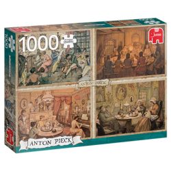 Premium Collection - Anton Pieck, Unterhaltung im Wohnzimmer (1000 Teile)-18856