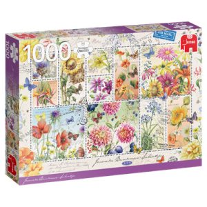 Premium Collection - Janneke Brinkman, Briefmarken mit Sommerblumen (1000 Teile)-18812