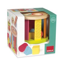 GOULA Geometrische Formen-Steckspiel Trommel-53455