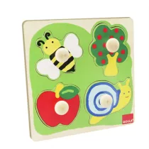 GOULA Holzpuzzle Garten
