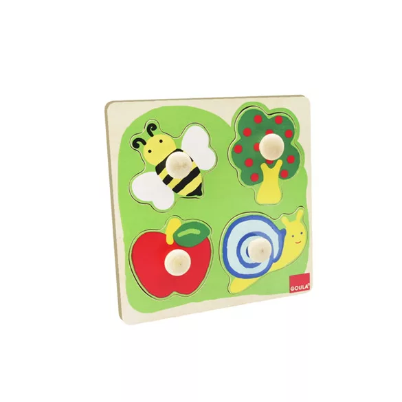 GOULA Holzpuzzle Garten