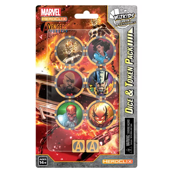 Marvel HeroClix: Avengers Forever Dice & Token Pack Ghost Rider-84860