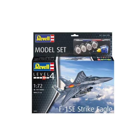 Revell: Model Set F-15E Strike Eagle műanyag modellkészlet