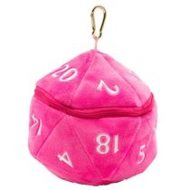UP - D20 Plush Dice Bag - Hot Pink-16036