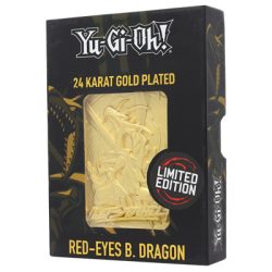 Yu-Gi-Oh! Limited Edition 24K Gold Plated Collectible - Red Eyes B. Dragon-KON-YG050G
