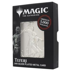 Magic the Gathering Limited Edition .999 Silver Plated Teferi Metal Collectible-HAS-MAG25