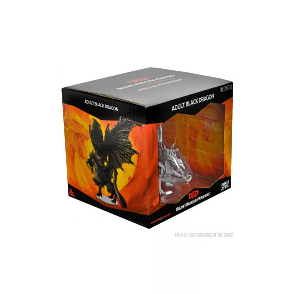 D&D Nolzur's Marvelous Miniatures: Adult Black Dragon miniatűr