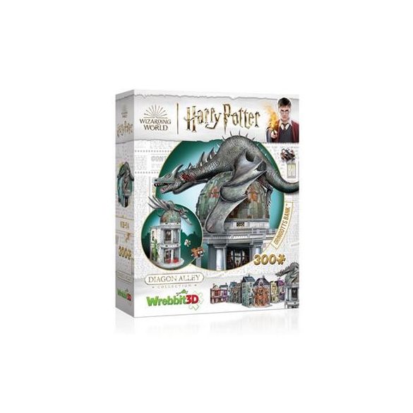 Harry Potter - Wrebbit 3D Puzzle - Gringotts Bank - 300pcs-W3D0514