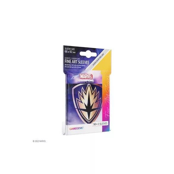 Gamegenic - Marvel Champions FINE ART Sleeves - Guardians of the Galaxy Logo (51 Sleeves)-GGS15022ML