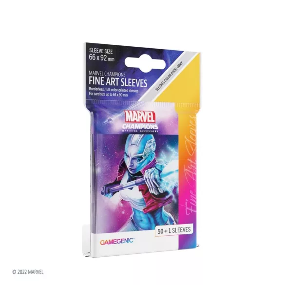 Gamegenic - Marvel Champions FINE ART Sleeves - Nebula (51 Sleeves)-GGS15019ML