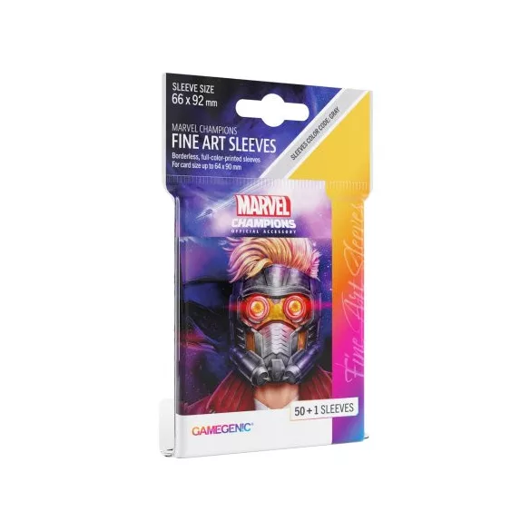 Gamegenic - Marvel Champions FINE ART Sleeves - Star-Lord (51 Sleeves)-GGS15016ML