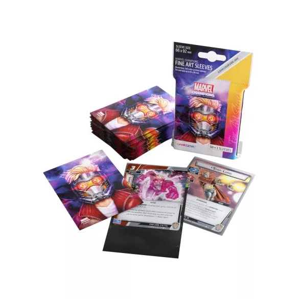 Gamegenic - Marvel Champions FINE ART Sleeves - Star-Lord (51 Sleeves)-GGS15016ML