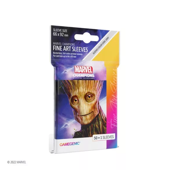 Gamegenic - Marvel Champions FINE ART Sleeves - Groot (51 Sleeves)-GGS15014ML