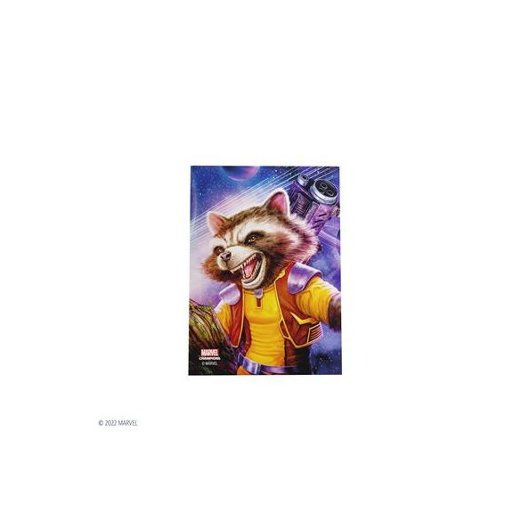 Gamegenic - Marvel Champions FINE ART Sleeves - Rocket Raccoon (51 Sleeves)-GGS15015ML
