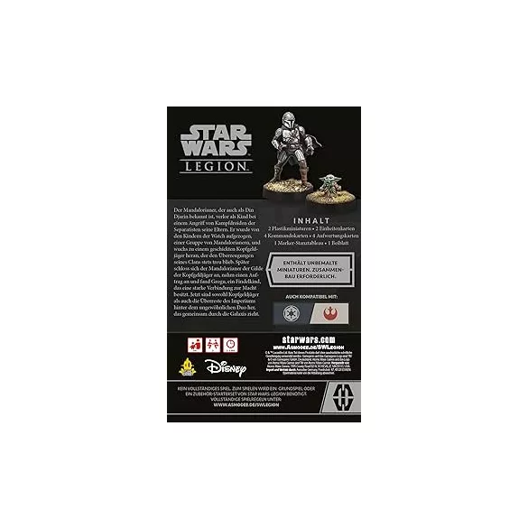 Star Wars: Legion - Din Djarin & Grogu - DE minikiegészítő