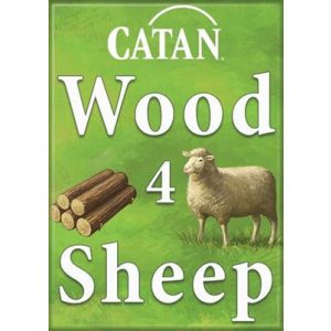 Catan Magnets Wood 4 Sheep-74054CT