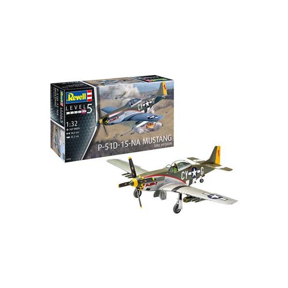 Revell: P-51D-15-NA MUSTANG late version - 1:32-03838