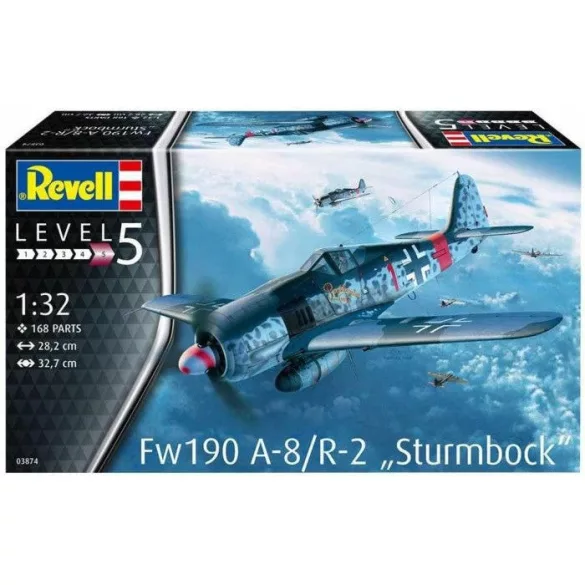 Revell Fw190 A-8/R-2 Sturmbock 1:32 repülőgép makett