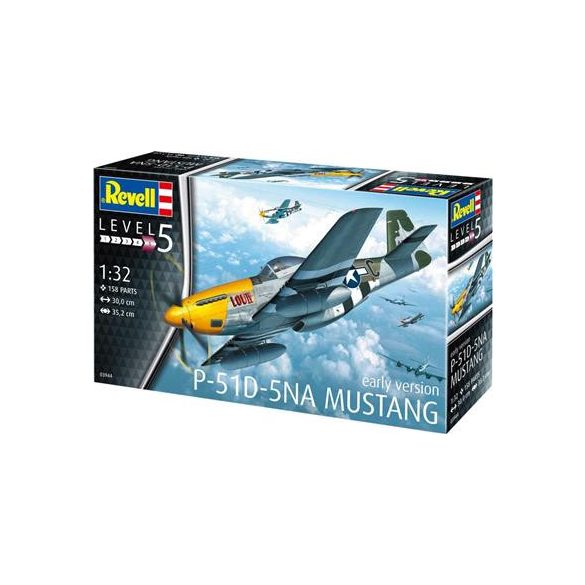 Revell: P-51D-5NA Mustang (early version) - 1:32-03944