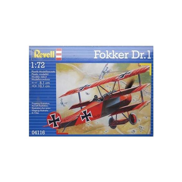 Revell: Fokker DR. 1 Triplane - 1:72-04116