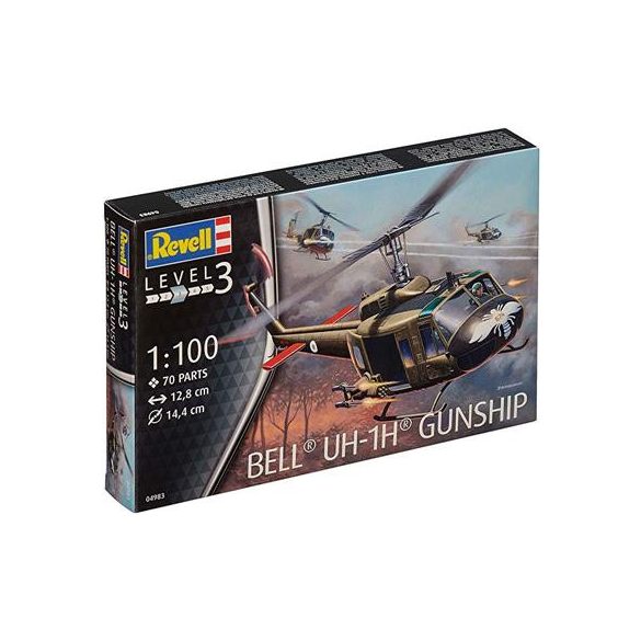 Revell: Bell® UH-1H® Gunship - 1:100-04983