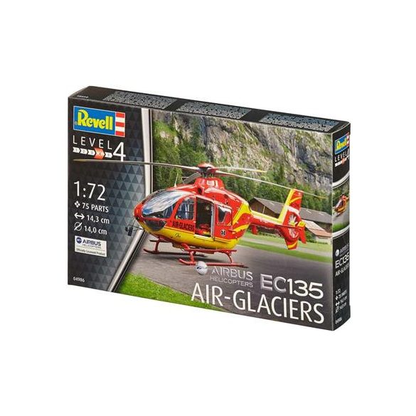 Revell: Airbus Helicopters EC135 AIR-GLACIERS - 1:72-04986