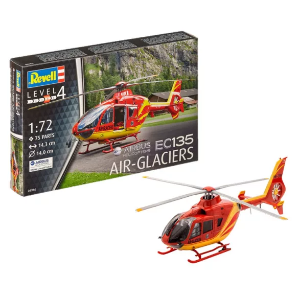 Revell: Airbus Helicopters EC135 AIR-GLACIERS - 1:72-04986