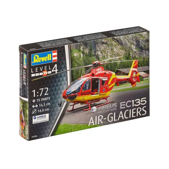 Revell: Airbus Helicopters EC135 AIR-GLACIERS - 1:72-04986