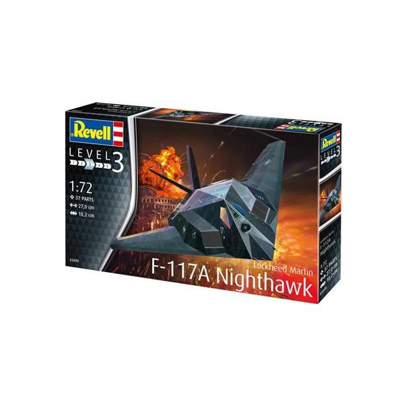 Revell: Lockheed Martin F-117A Nighthawk Stealth Fighter - 1:72-03899
