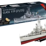 Revell: German Destroyer Class 119 (Z1/Z5) - 1:144-05179
