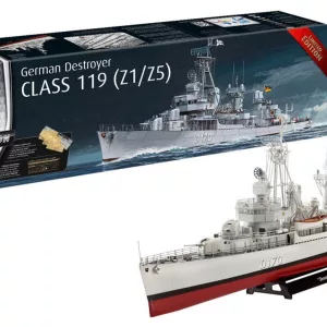 Revell: German Destroyer Class 119 (Z1/Z5) - 1:144-05179