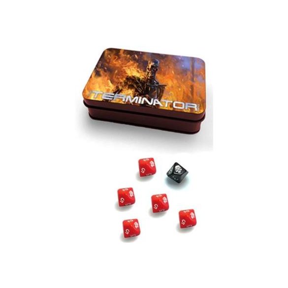 The Terminator RPG - Limited Edition Dice Tin Set - EN-WFG-TER806
