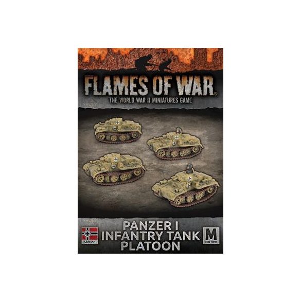 Flames Of War: Eastern Front Panzer I Infantry Tank Platoon (x4) - EN-GBX188