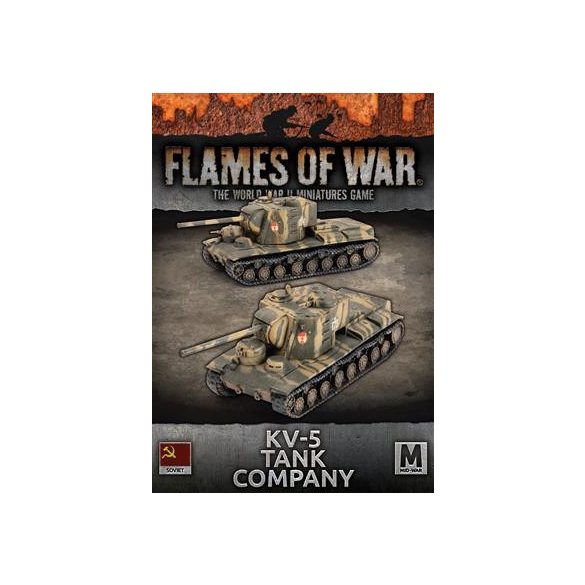Flames Of War: Eastern Front KV-5 Tank Company (x2) - EN-SBX83