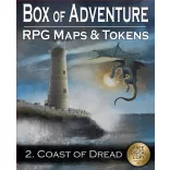 Box of Adventure - The Coast of Dread térkép- és jelzőkészlet, 5E kompatibilis