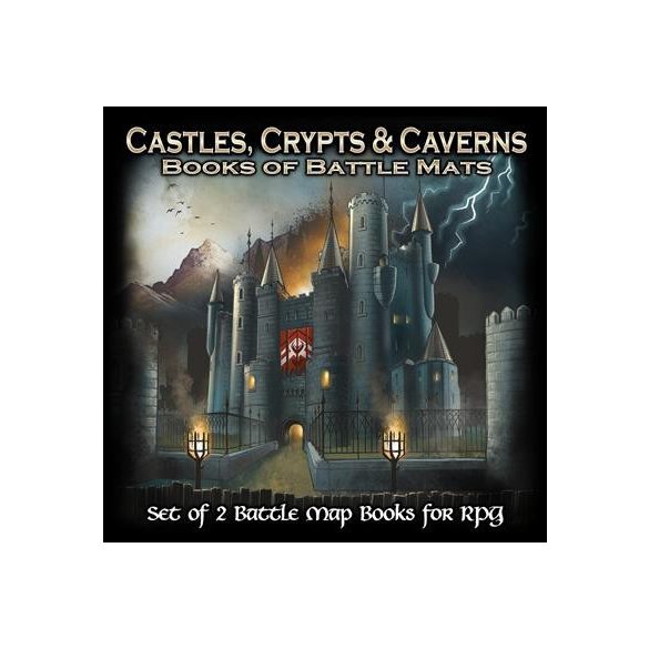 Castles Crypts and Caverns Books of Battle Mats-LBM-032