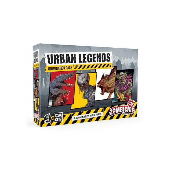 Zombicide: Urban Legends Abominations Pack - EN-CMNZCD004