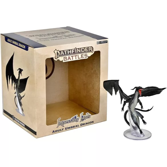 Pathfinder Battles: Impossible Lands - Adult Umbral Dragon Boxed Figure-97543