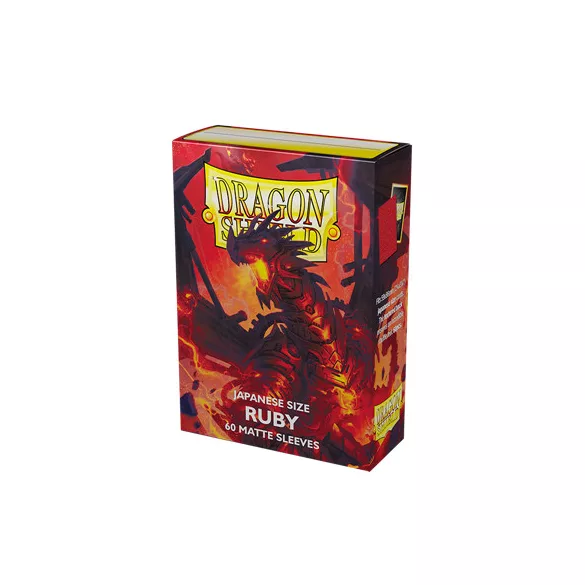 Dragon Shield Small Sleeves - Japanese Matte Ruby 'Geledar' (60 Sleeves)-AT-11137