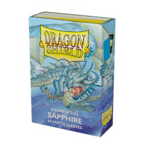 Dragon Shield Small Sleeves - Japanese Matte Sapphire 'Turikos' (60 Sleeves)-AT-11128