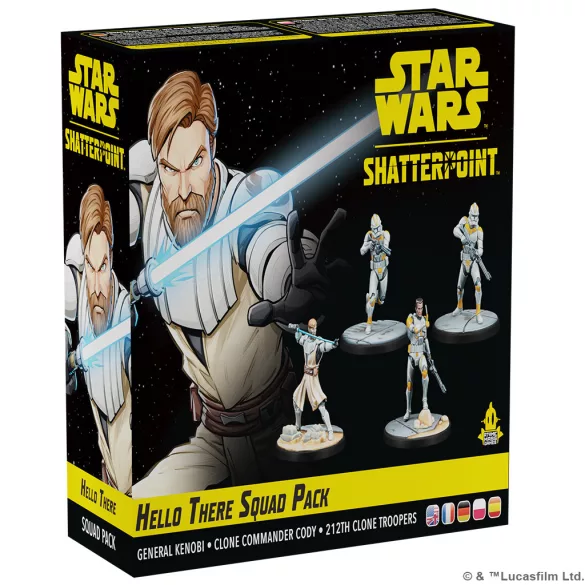Star Wars: Shatterpoint - Hello There - General Obi-Wan Kenobi Squad Pack - EN/FR/IT/DE/SP-SWP06