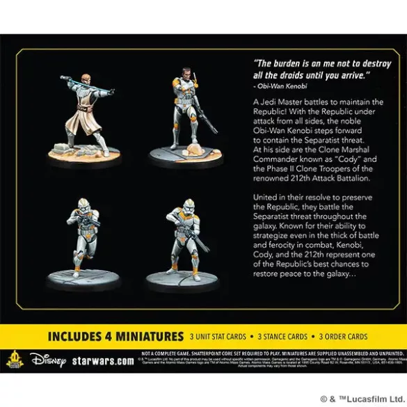 Star Wars: Shatterpoint - Hello There - General Obi-Wan Kenobi Squad Pack - EN/FR/IT/DE/SP-SWP06
