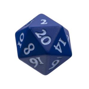 UP - Vivid Heavy Metal Dice: Blue-15936