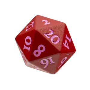 UP - Vivid Heavy Metal Dice: Red-15939