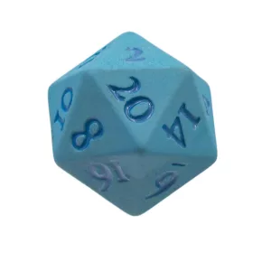 UP - Vivid Heavy Metal Dice: Light Blue-15940