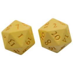 UP - Vivid Heavy Metal Dice: Yellow-15941