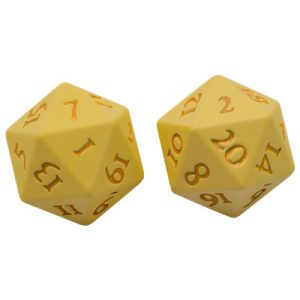UP - Vivid Heavy Metal Dice: Yellow-15941