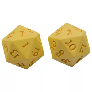 UP - Vivid Heavy Metal Dice: Yellow-15941